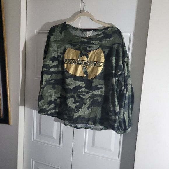Moda long sleeve size large WU TANG Green shirt very sexy - Picture 5 of 5